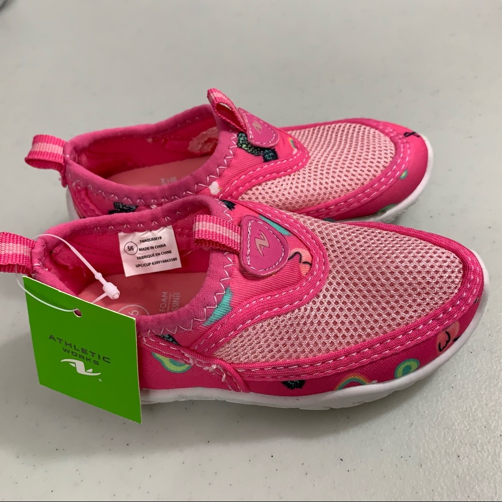 Girls Toddler Aqua Water Shoes Size 5/6 NEW